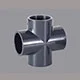 Hardware Moulds 42 PVC Tee Injection Mold Manufacturer 1